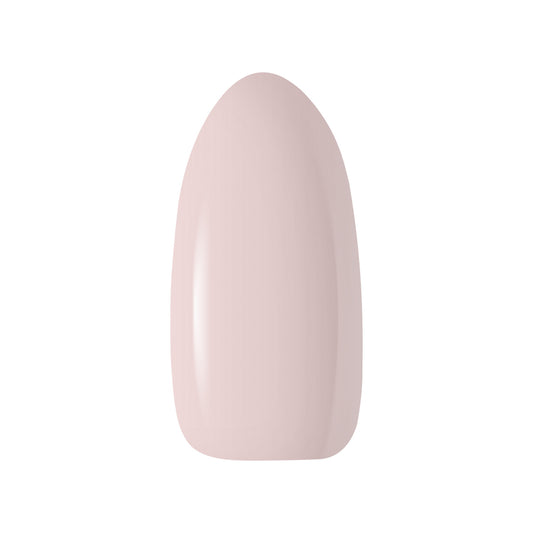 Pink nail polish painted by Claresa base rubber number 8 on a white background