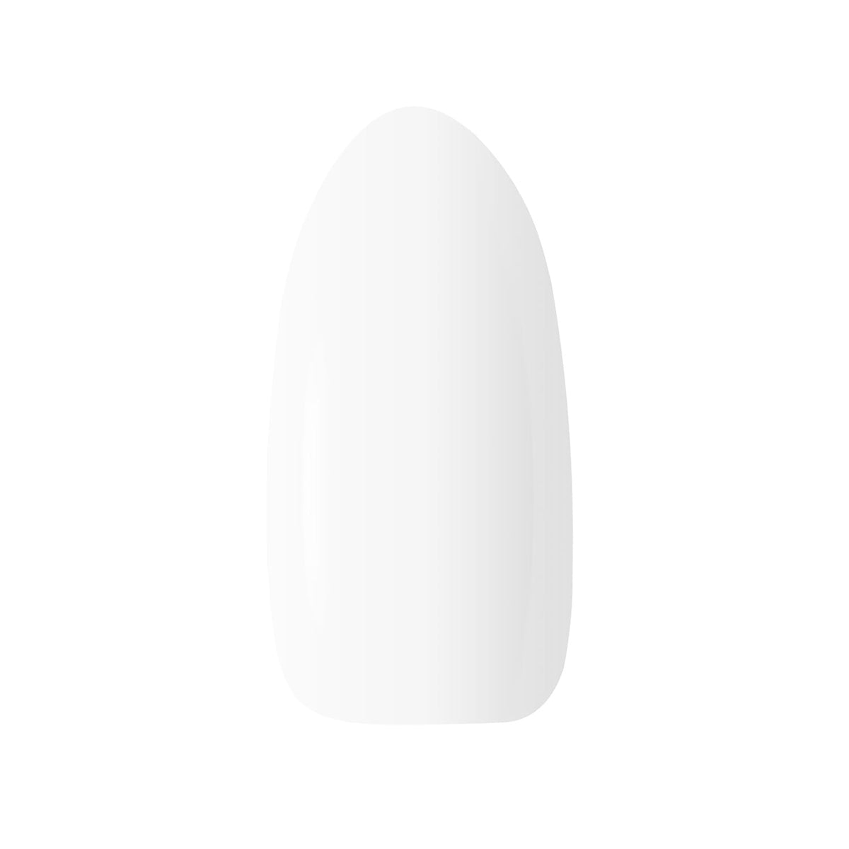Claresa builder gel milky white colour shown on the nail plate