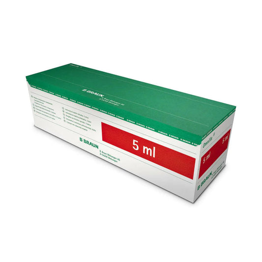 B. Braun Omnifix 3-part Luer Slip syringe 5ml 100pcs