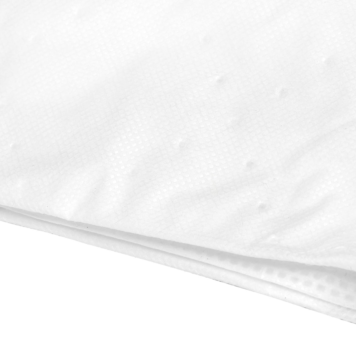 white material filter close up
