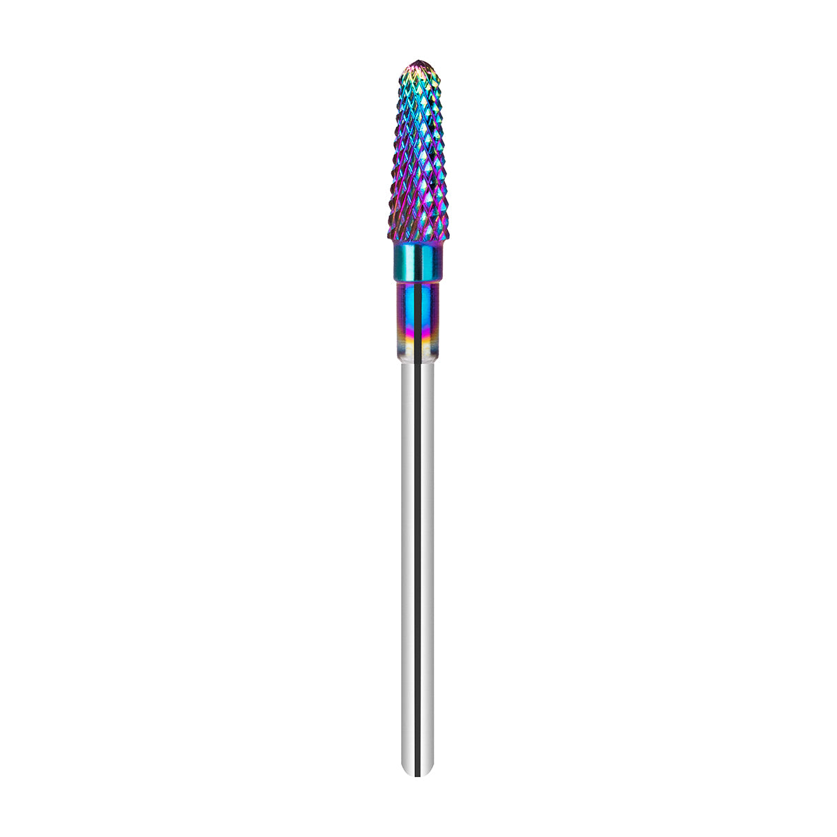 Exo Rainbow carbide nail drill bit, straight cone shape 16, for gel and acrylic