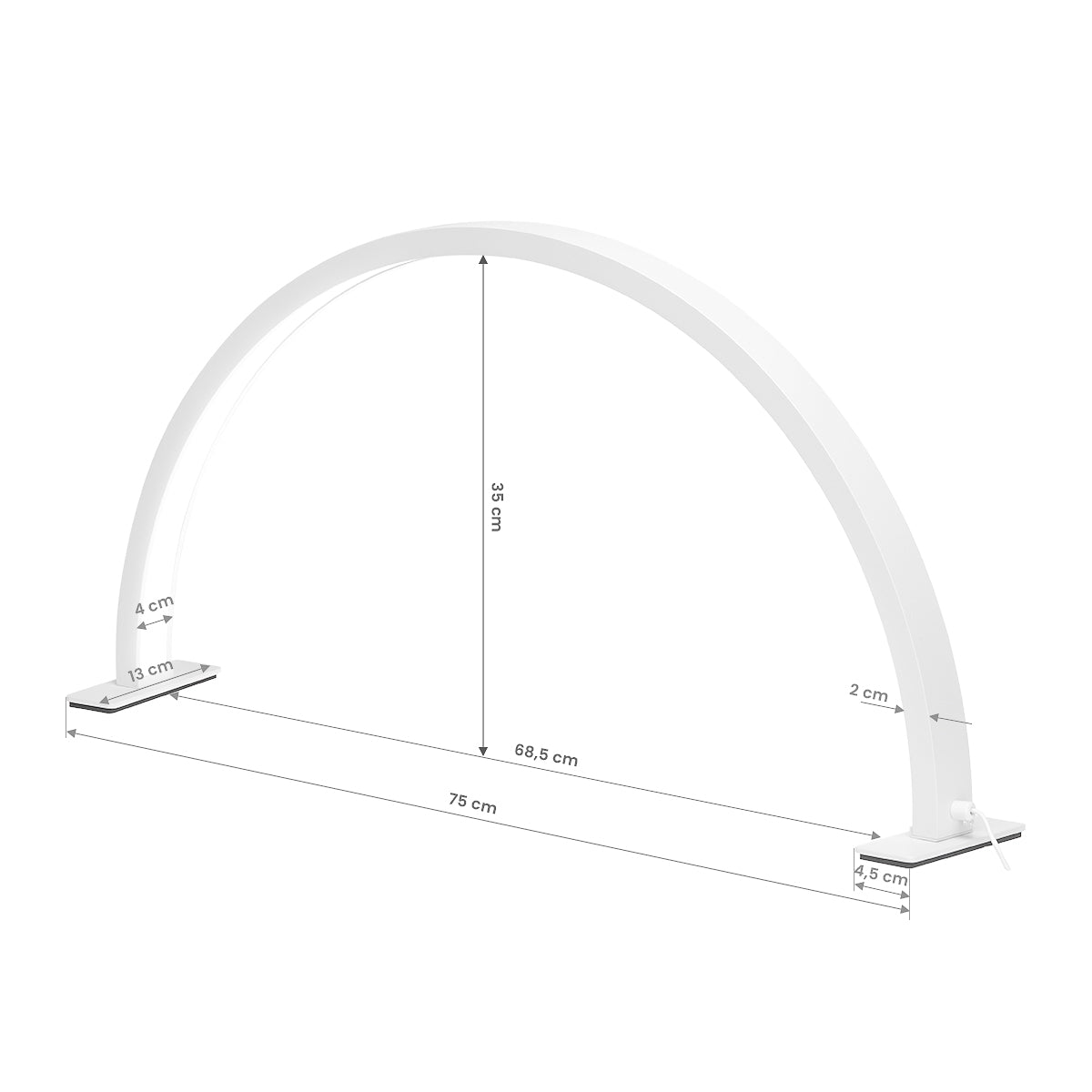 Glow Arche III lamp dimensions