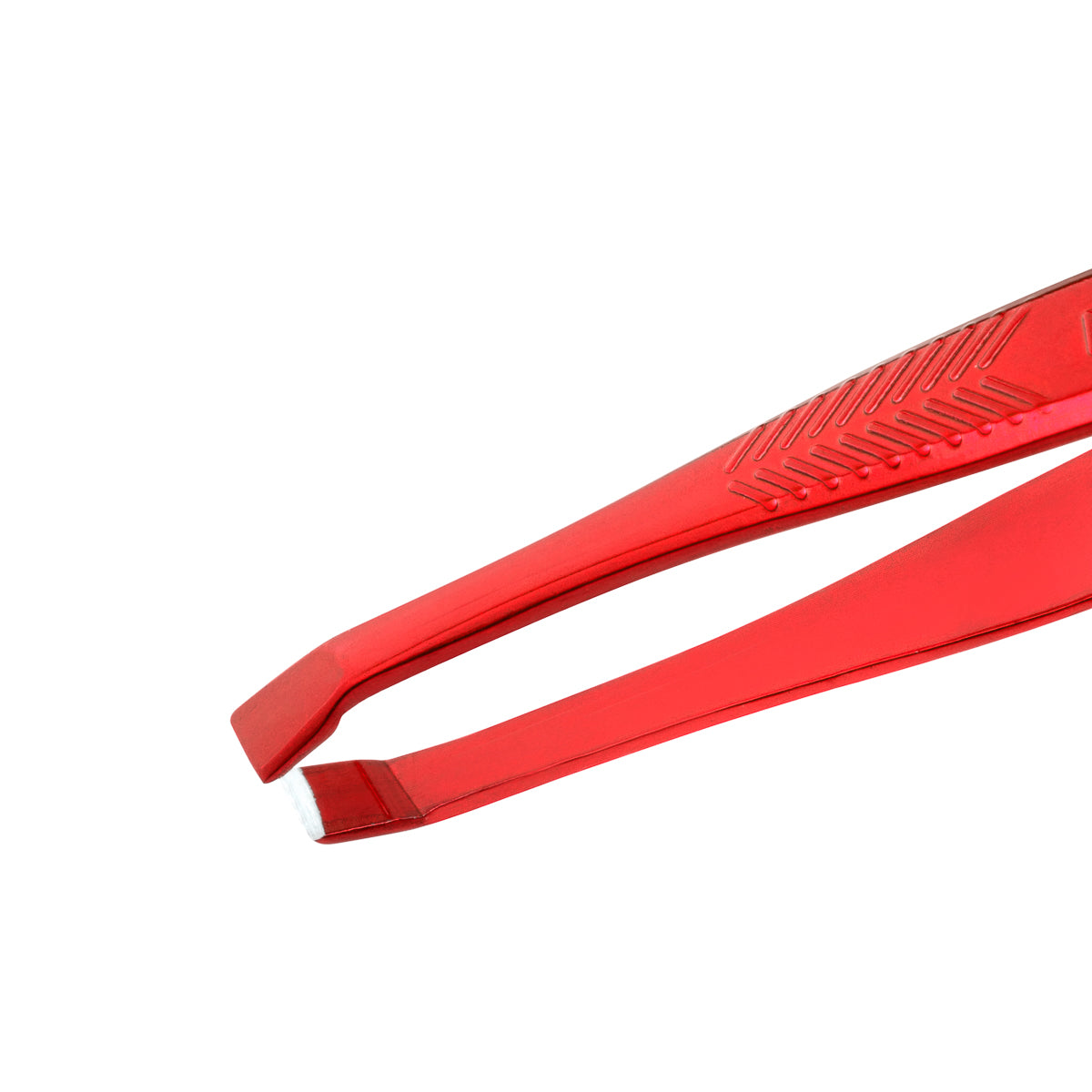 Nghia tweezers N-425 Red tip detail
