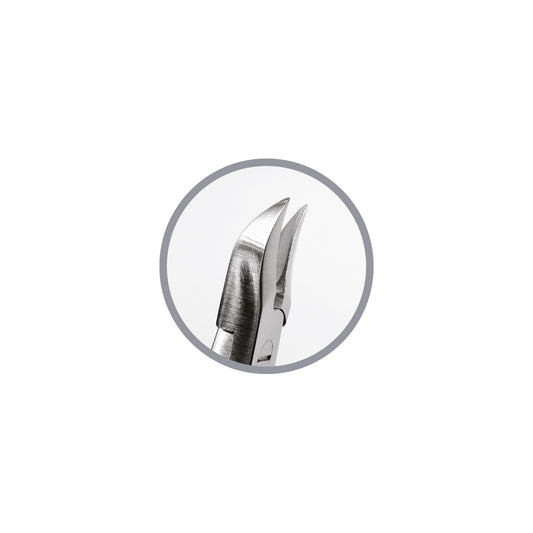 Podoland nail nippers 04 curved blade detail