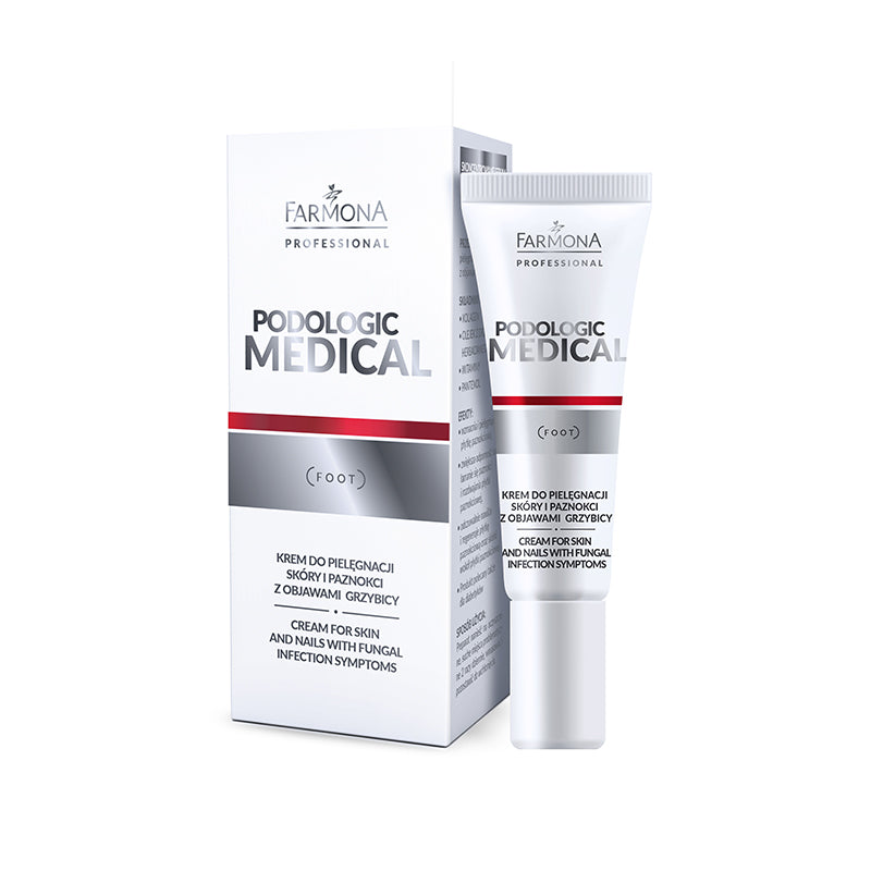 Farmona Podologic Medical cream and packaging on a white background
