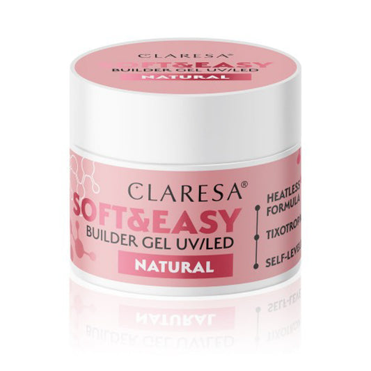 12g package of Claresa soft and easy builder gel Natural 