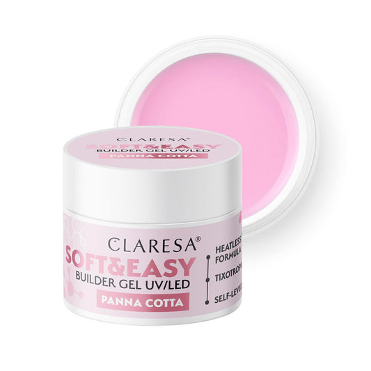 Claresa Soft & Easy Nail Building Builder Gel Baby Panna Cotta 45 g