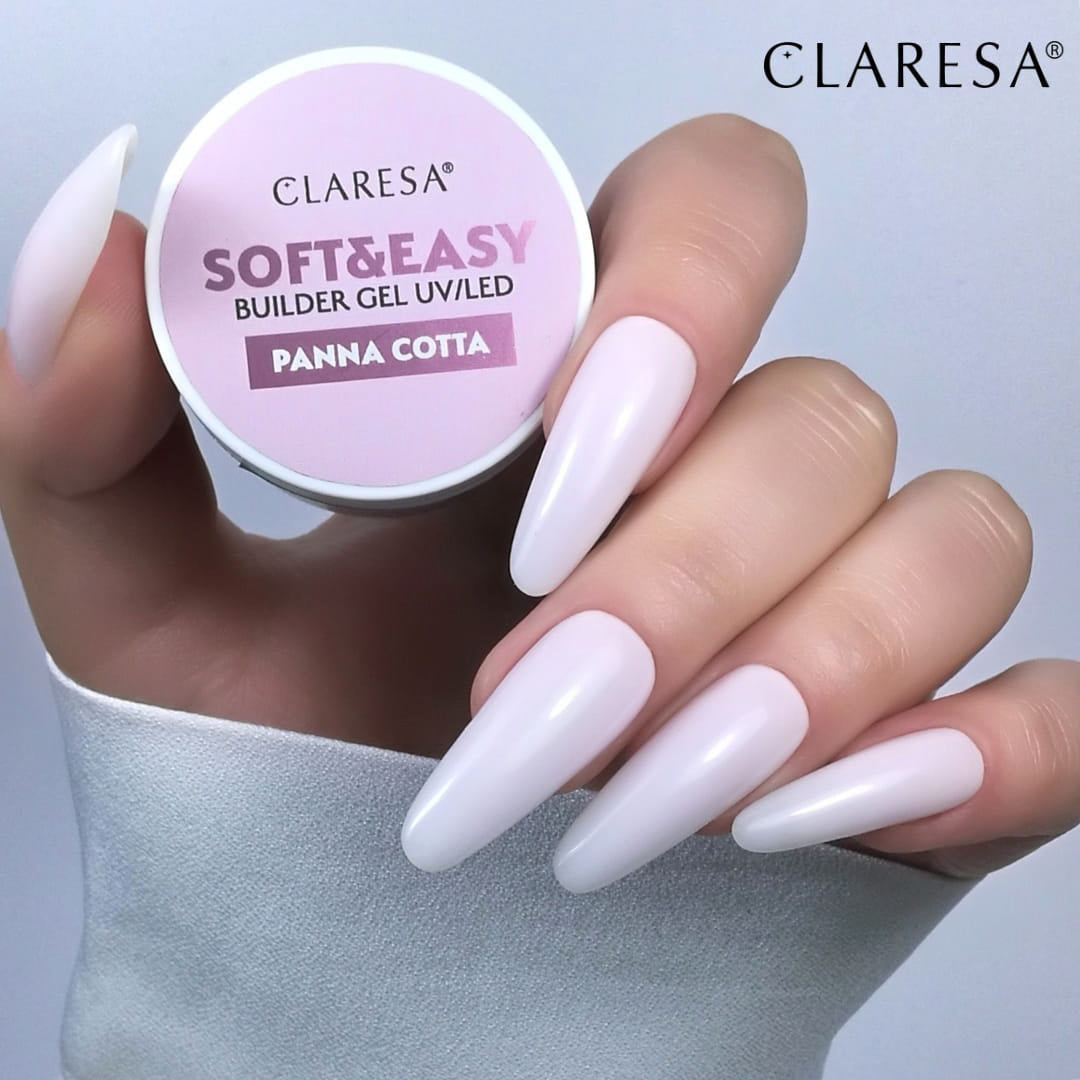 Claresa Soft & Easy Nail Building Builder Gel Baby Panna Cotta 45 g
