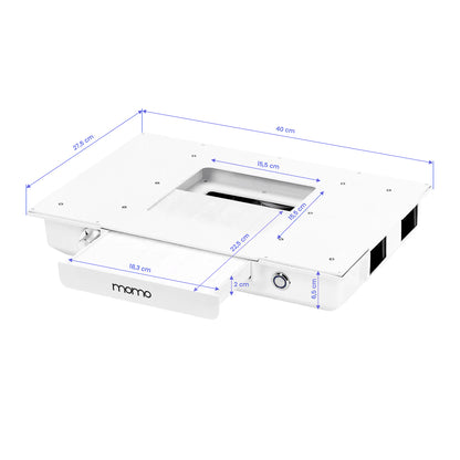 Momo 05-GL GOLD cosmetic desk with absorber