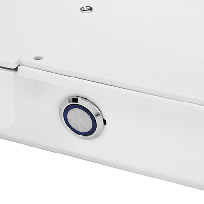 Momo 05-SL Silver cosmetic desk with absorber