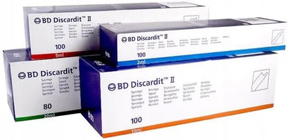 BD Discardit II 2ml 2-parts syringe 100pcs