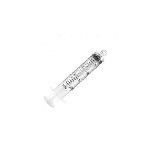 BD Hypodermic 3-Part Luer Lock 20ml syringes 120pcs