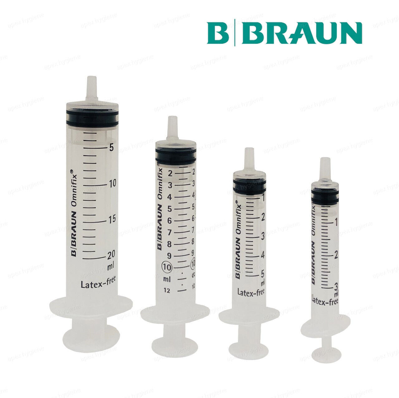 B. Braun Omnifix 3-part Luer Slip syringe 3ml 100pcs