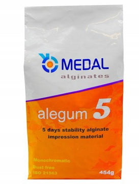 Alegum 5 Days Stability Alginate Impression Material Powder 454g Dental DustFree