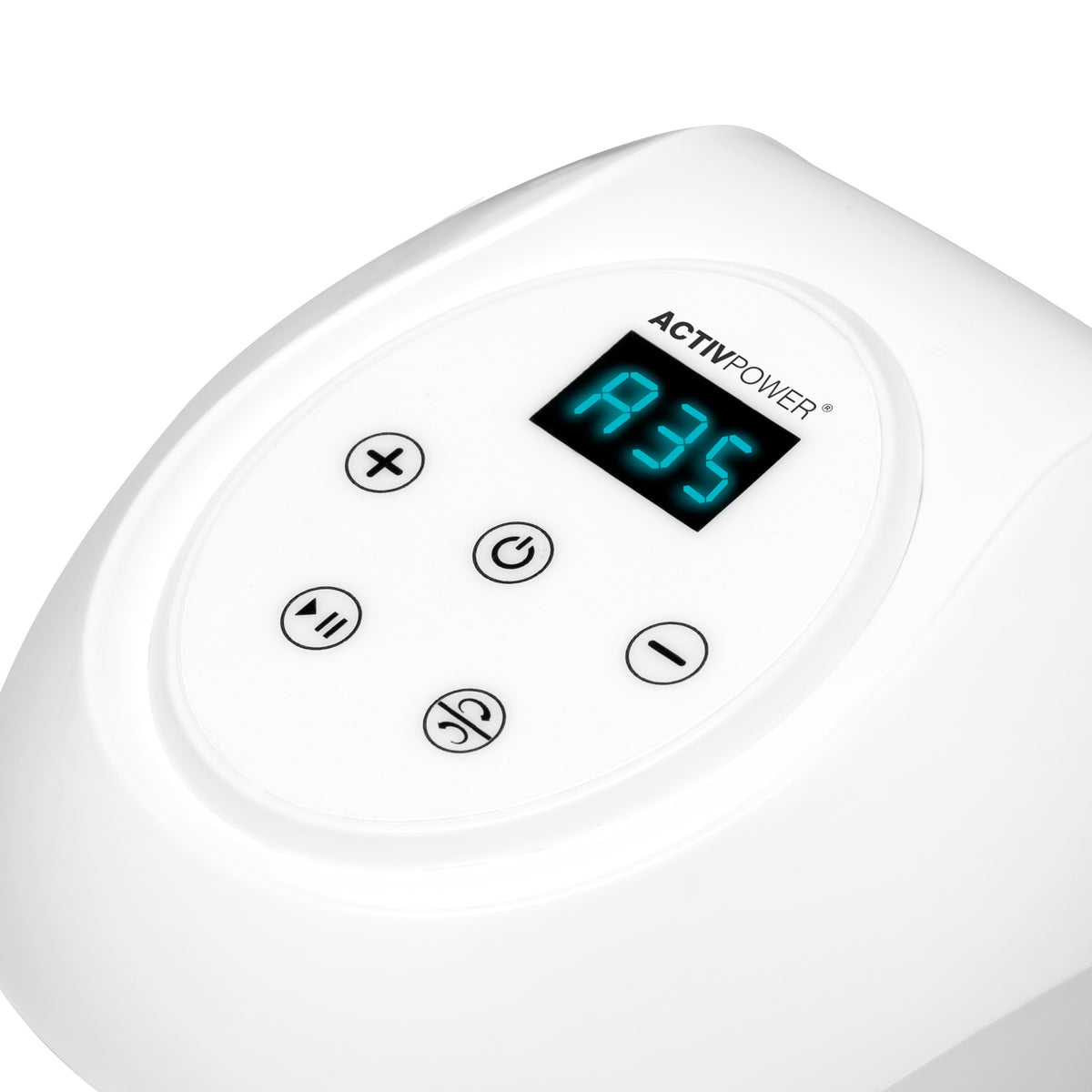 Activ Power N20 white nail drill machine with digital display and handpiece holder