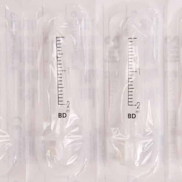 BD Discardit II 2ml 2-parts syringe 100pcs