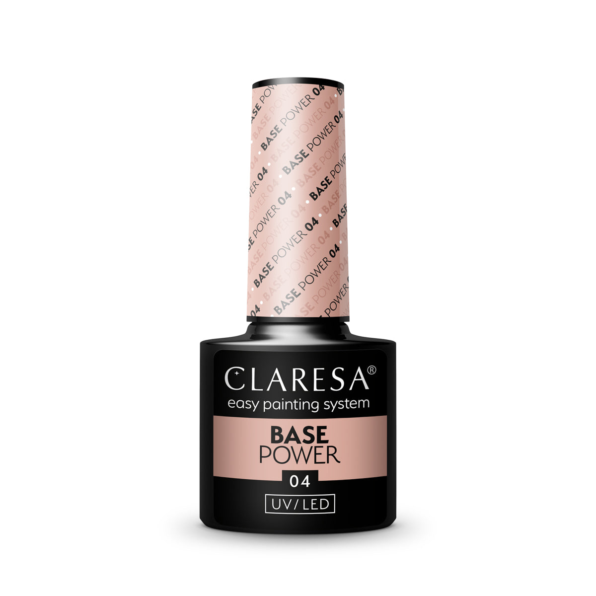 Claresa Power Base 04 Natural Cover UV/LED hybrid base in a 5g bottle