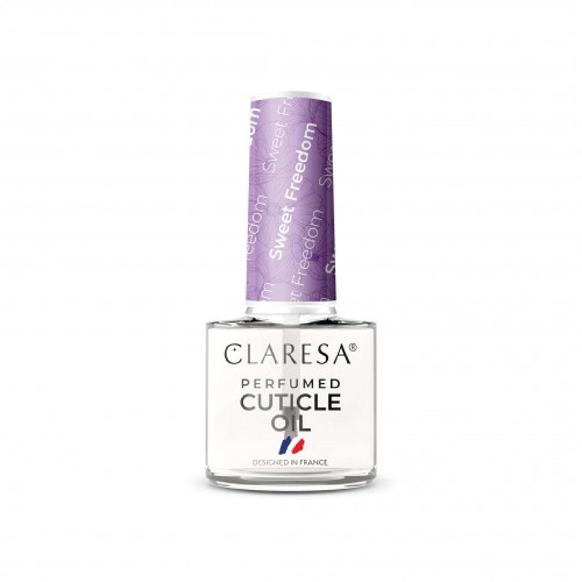 Claresa Sweet Freedom perfumed cuticle oil 5 ml bottle with brush applicator