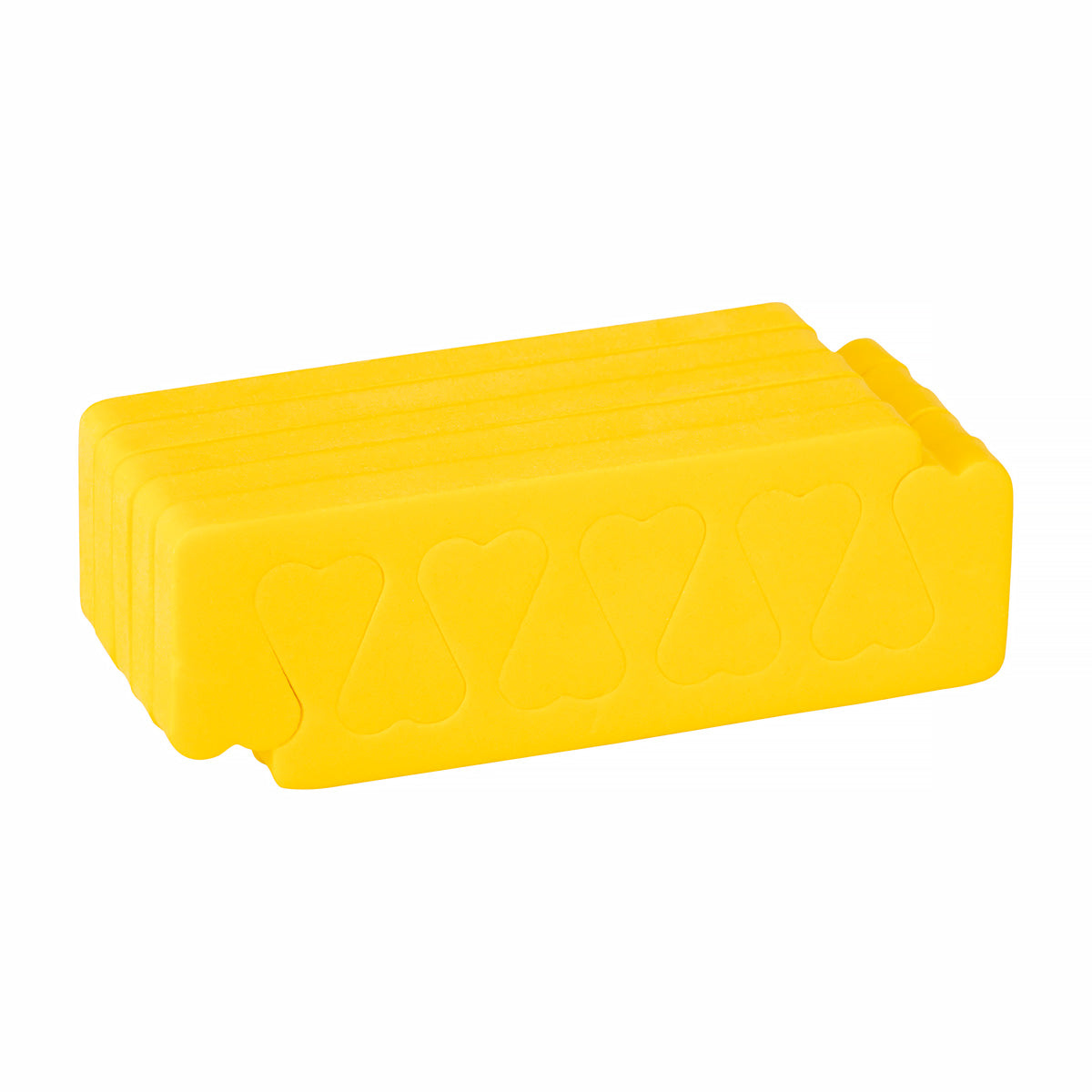 Disposable toe separator shown in use
