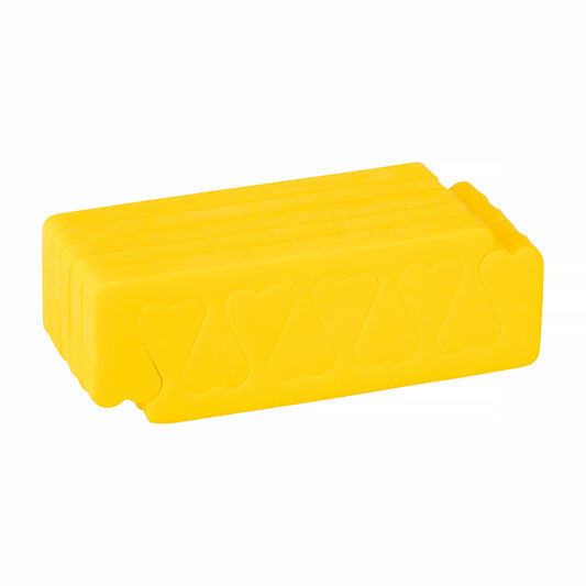 Disposable toe separator shown in use