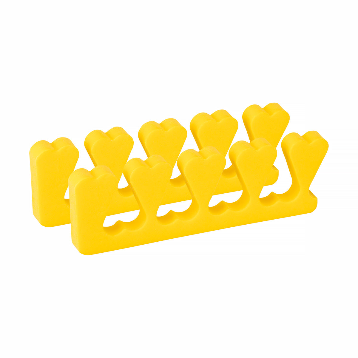 Disposable yellow foam toe separators, pack of ten