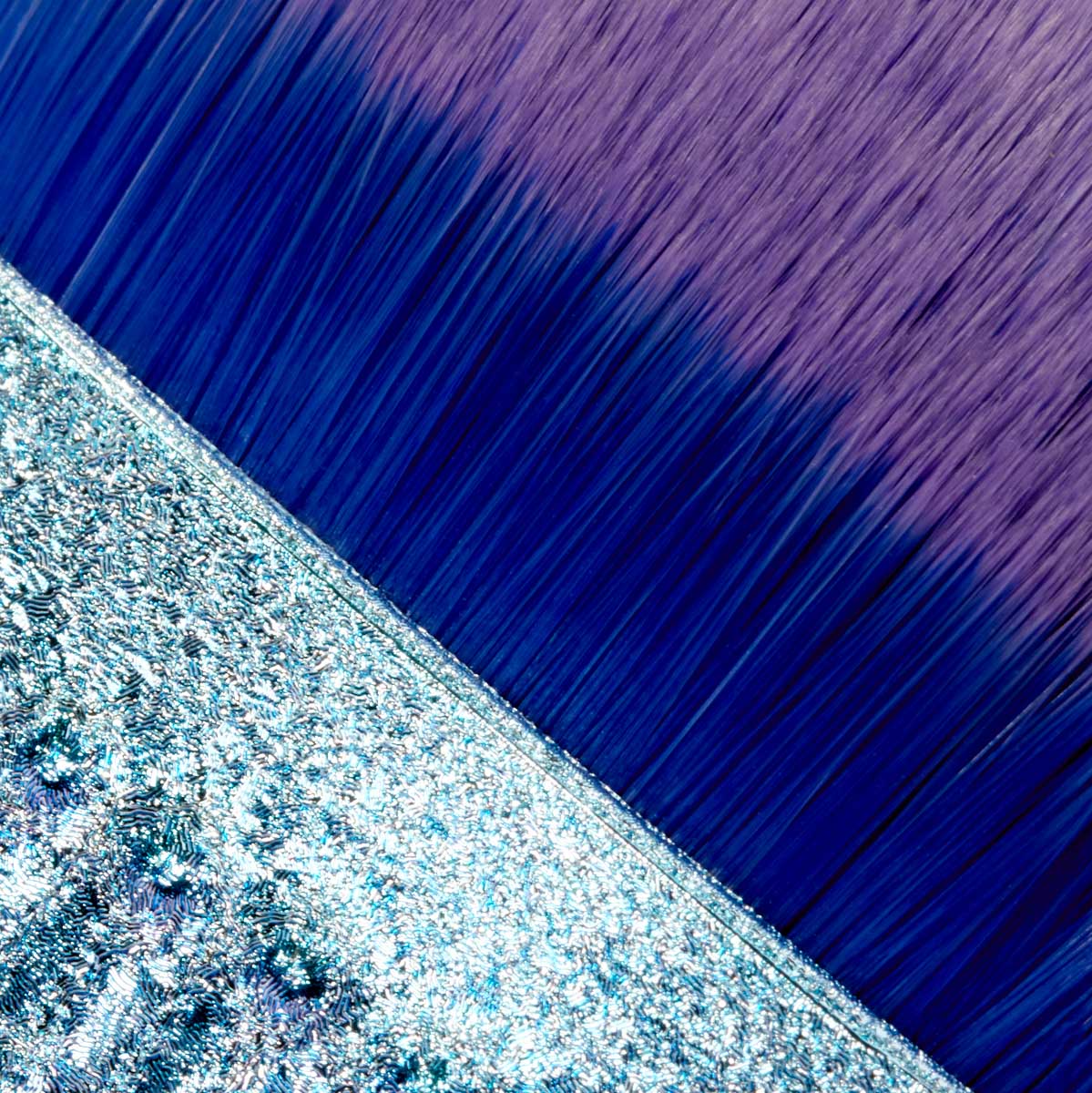 Shell dust brush bristle detail