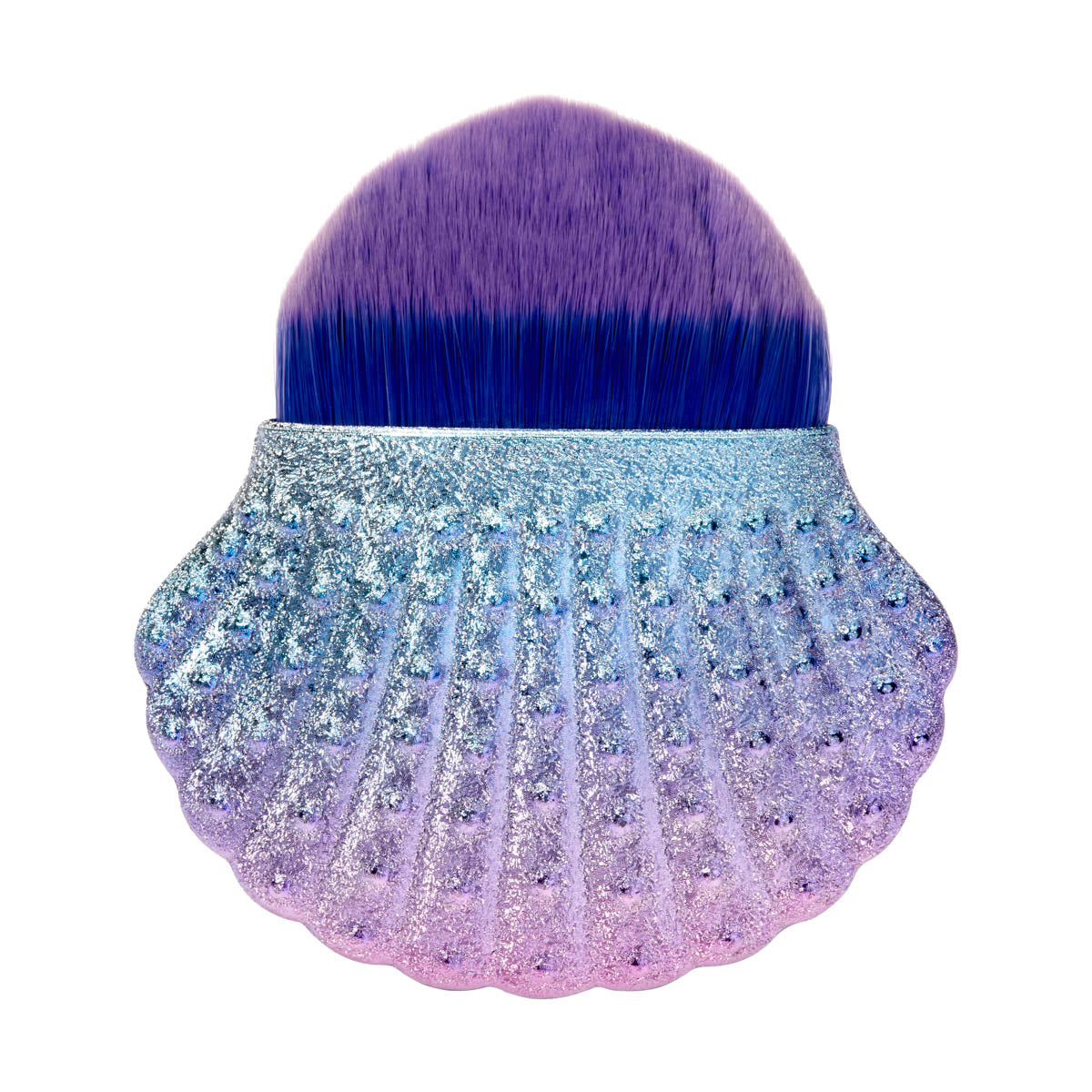 Shell dust brush with soft dense bristles