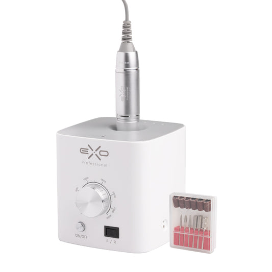 Exo Eko CX3 nail drill machine with lightweight handpiece and base