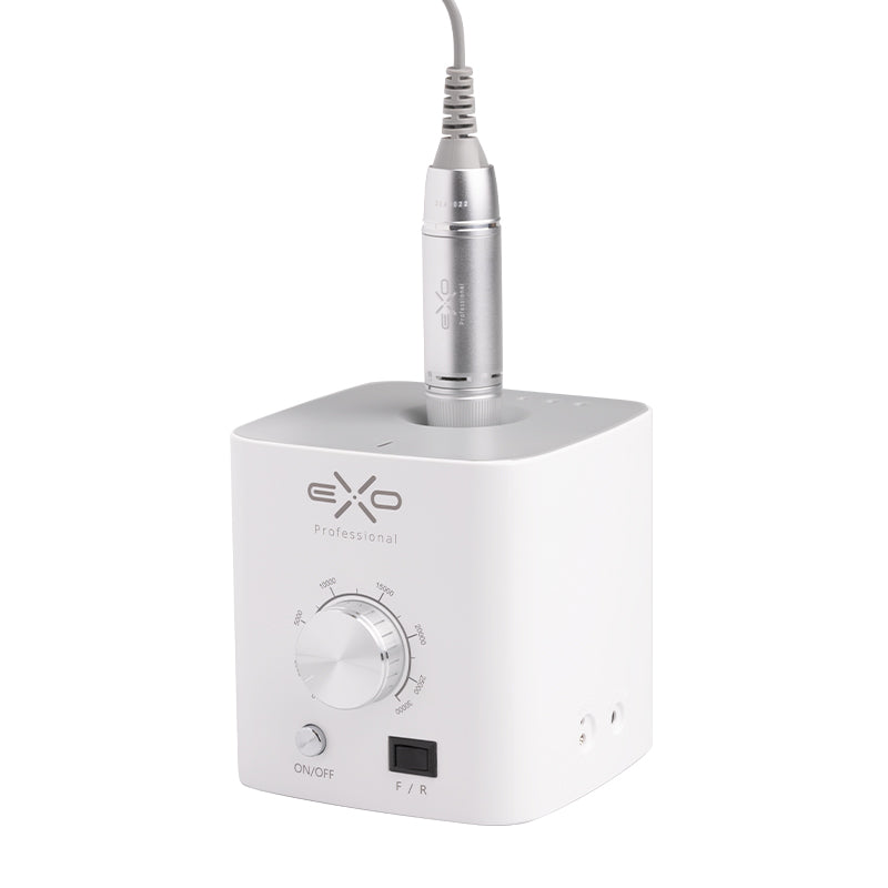 Exo Eko CX3 nail drill machine with lightweight handpiece and base