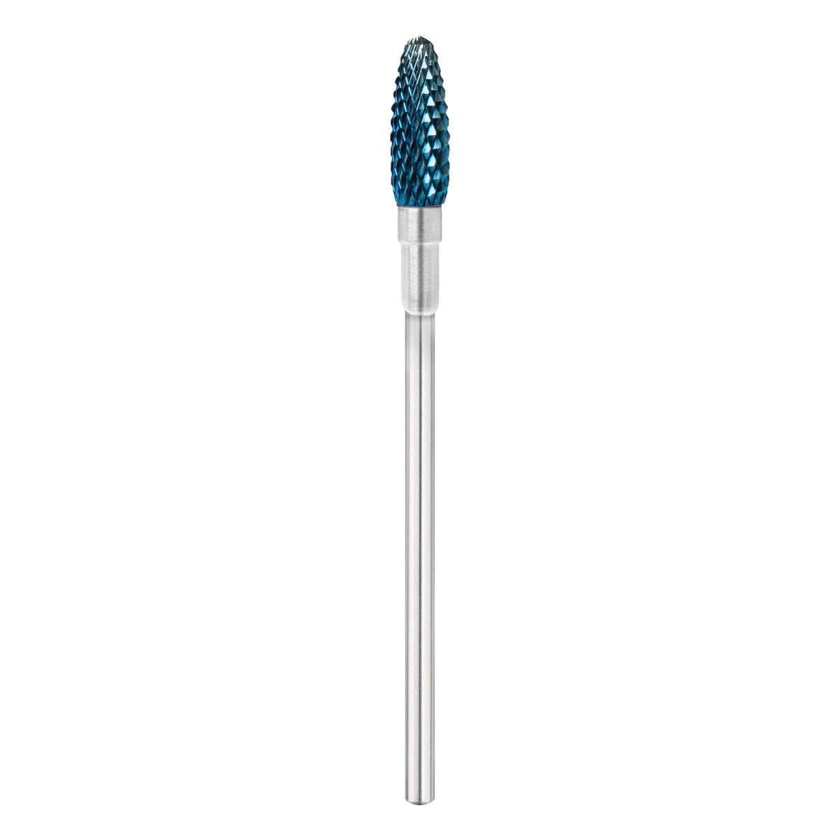 Exo Hard Blue carbide nail drill bit, cone shape 02, for gel and acrylic