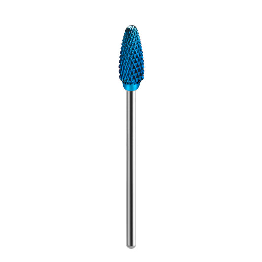 Exo Hard Blue carbide nail drill bit, cone shape 05, for gel and acrylic