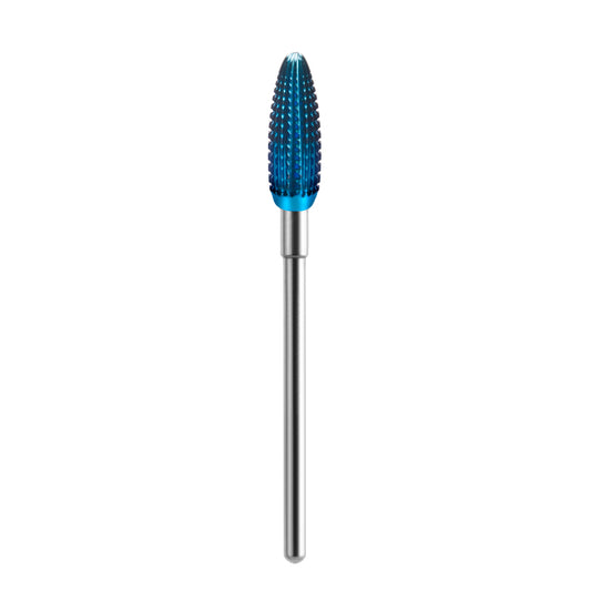 Exo Hard Blue carbide nail drill bit, cone shape 07, for gel and acrylic