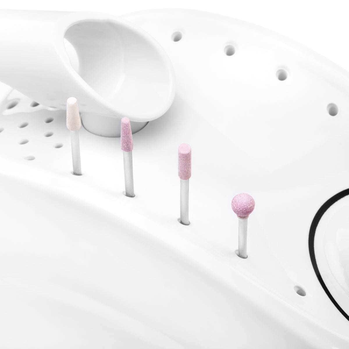 Exo Power Max 60W nail drill machine with Saeyang H200 handpiece and foot pedal