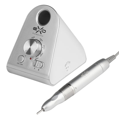 Exo Silent SX7 brushless nail drill machine with handpiece and base