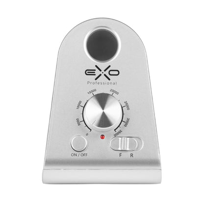 Exo Silent SX7 brushless nail drill machine with handpiece and base