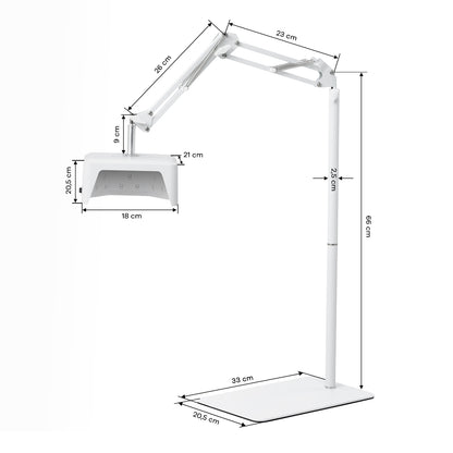 Glow 112 stand with three adjustable joints