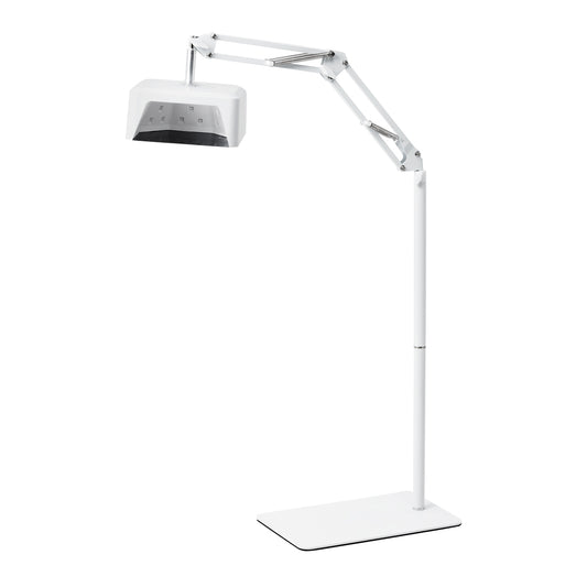 Glow 112 dual LED UV pedicure nail lamp, 48W, on its adjustable stand