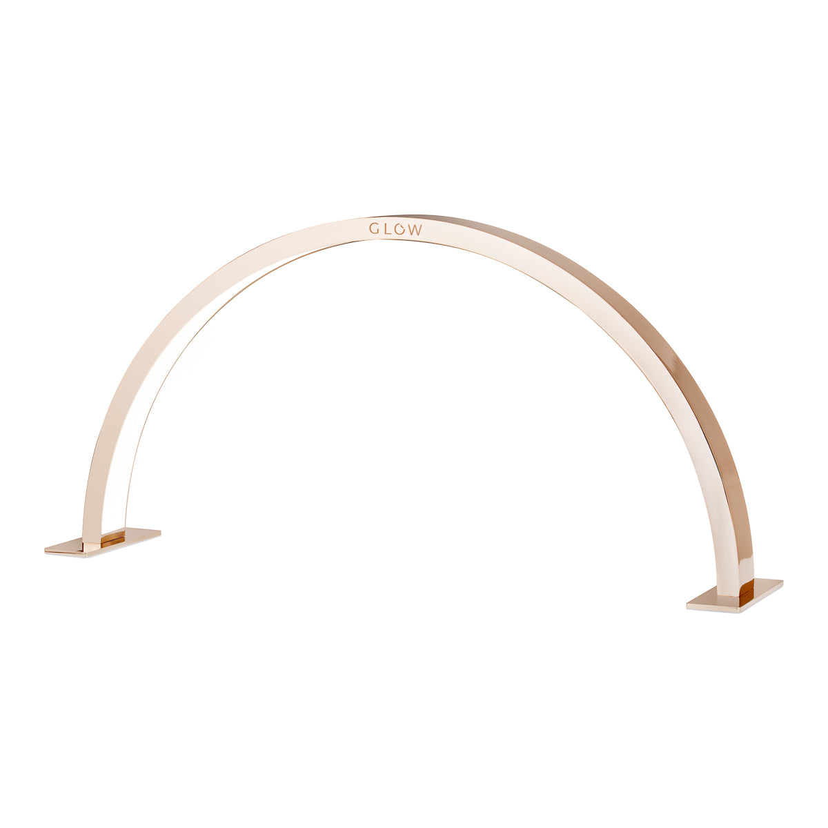 Glow Arche II manicure desk lamp in gold copper, arched LED head