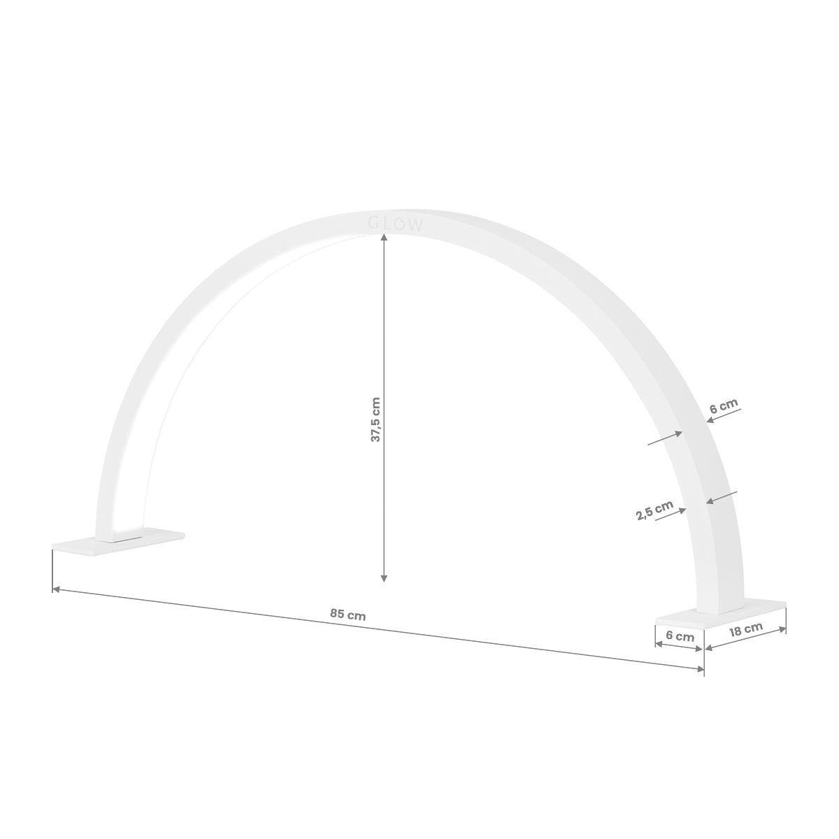 Glow Arche II manicure desk lamp with packaging
