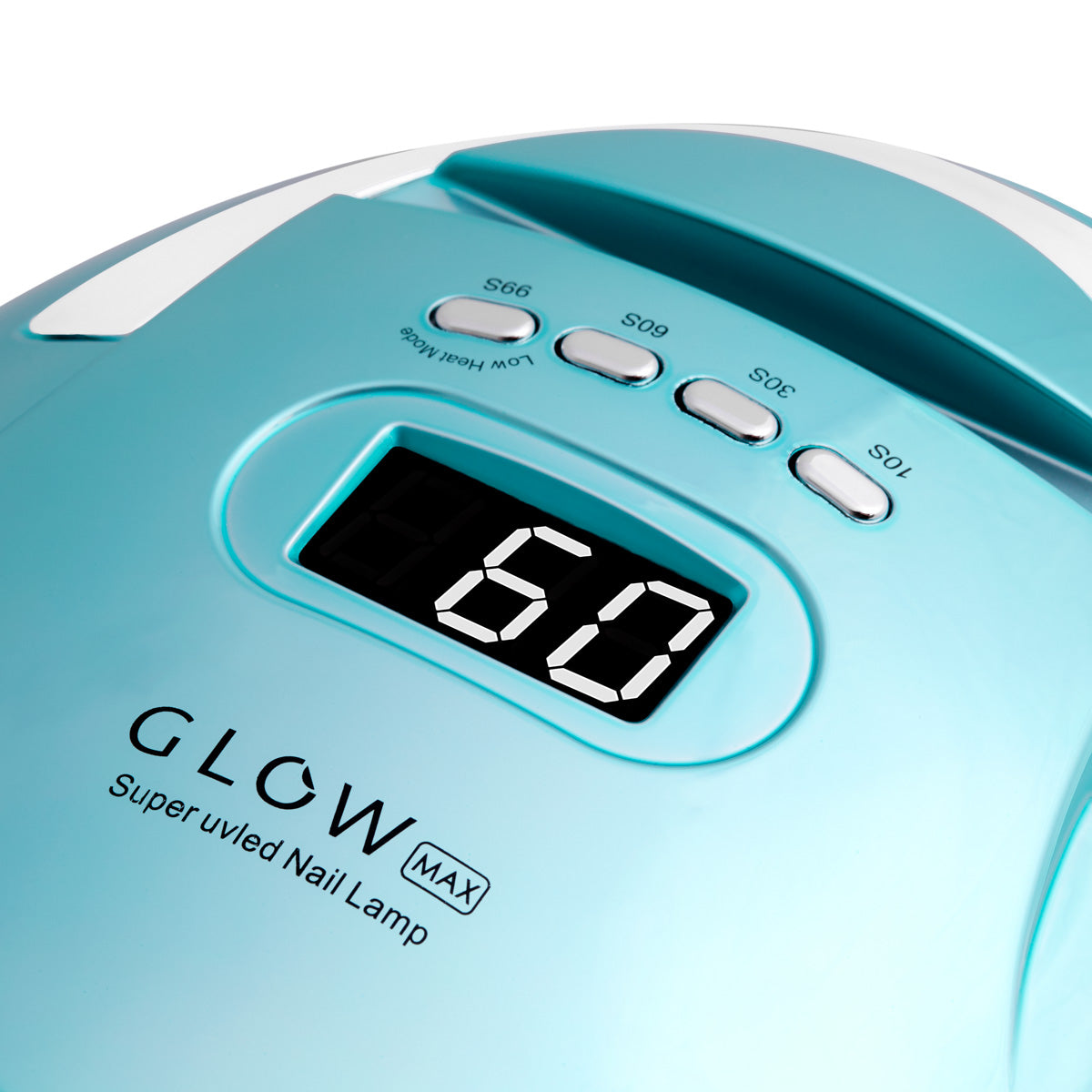 Glow F2 nail lamp timer display and controls
