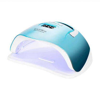 Glow F2 dual LED UV nail lamp, 220W, blue closed hood design