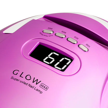 Glow F2 nail lamp timer display and controls