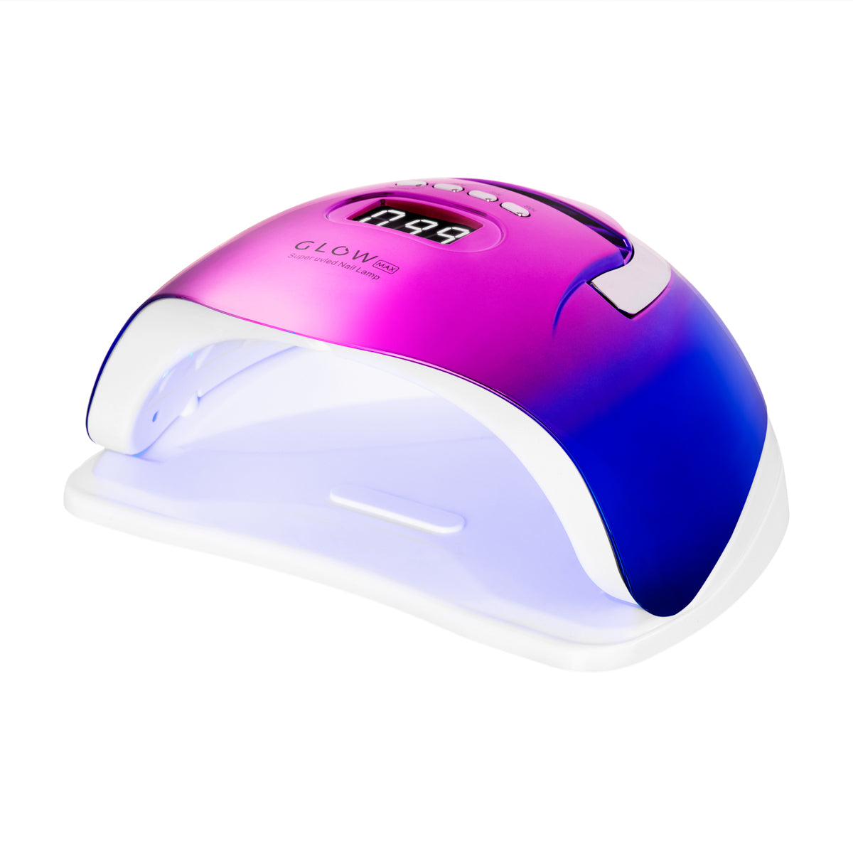 Glow F2 dual LED UV nail lamp, 220W, green closed hood design