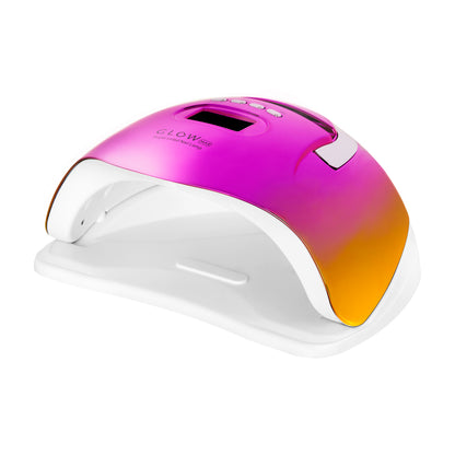 Glow F2 nail lamp front view with the curing hood open