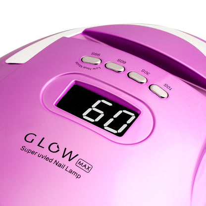 Glow F2 nail lamp digital timer display and controls