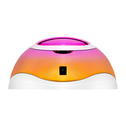 Glow F2 nail lamp side profile showing the hood shape