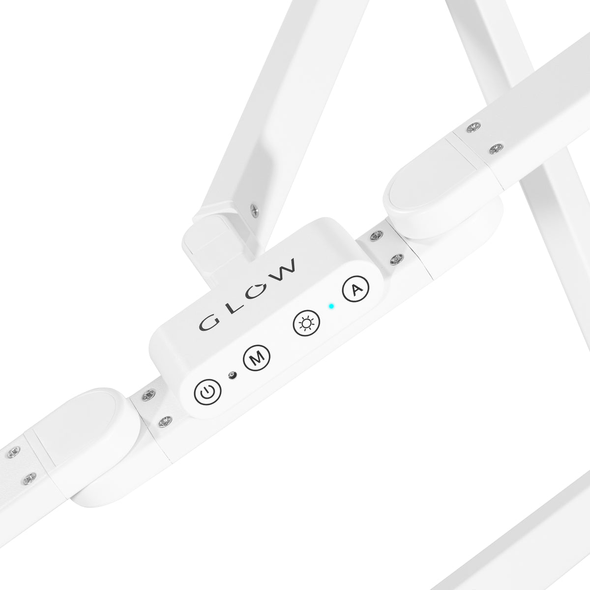 Glow L04 lamp arms at full adjustment