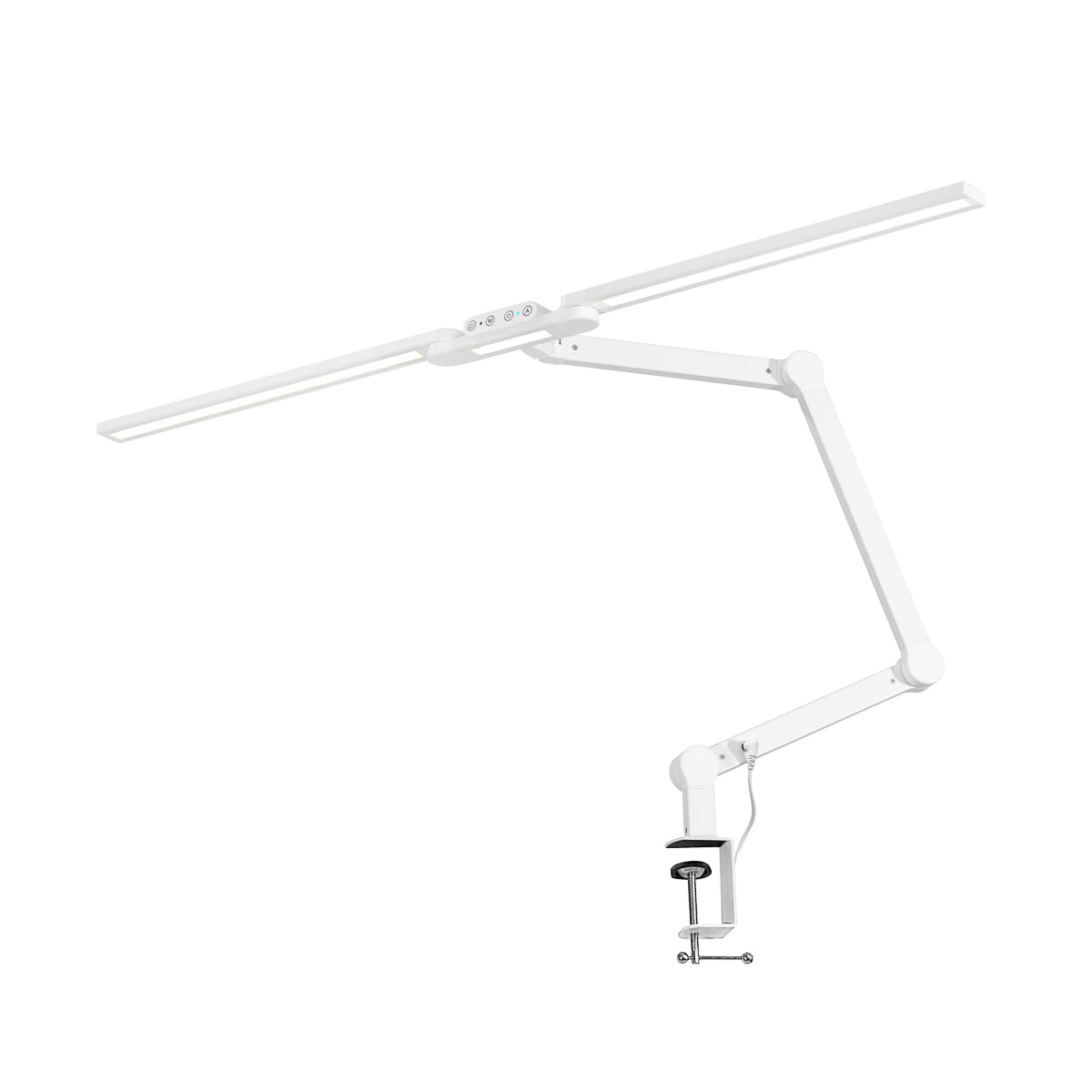Glow L04 treatment desk lamp in white with adjustable head