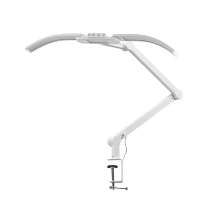 Glow L05 treatment desk lamp in white with adjustable head