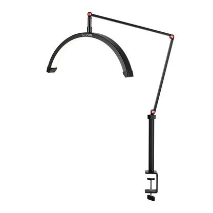 Glow MX3 lamp clamped to a treatment table